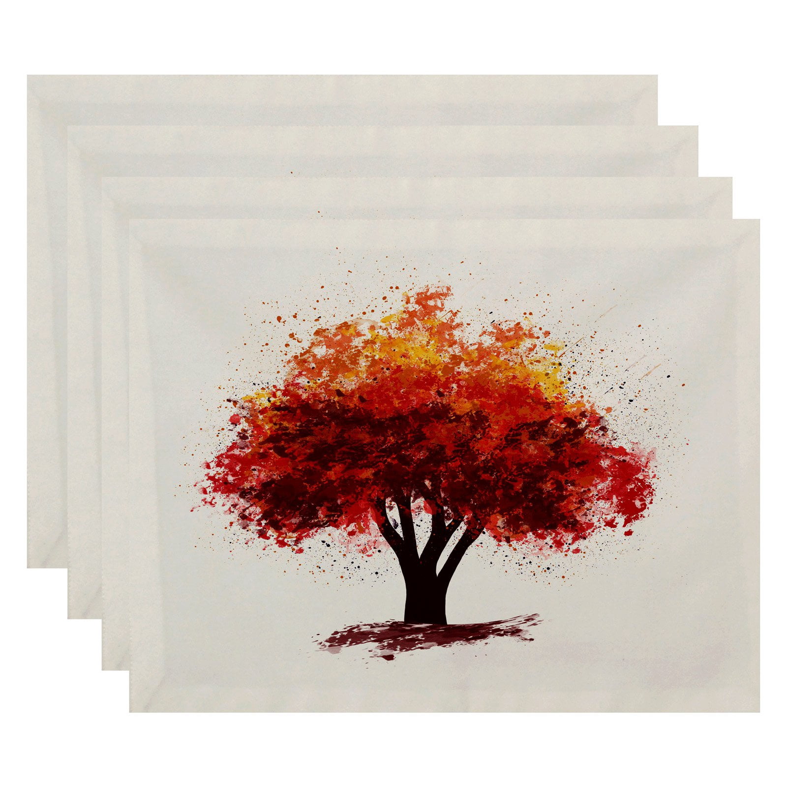 Simply Daisy 18" x 14" Fall Bounty Floral Print Placemat