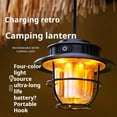 thumbnail image 3 of Lámpara LED de Camping Retro, Colgante, Portátil, con Atenuación Continua, Impermeable, Recargable, para Exteriores., 3 of 8