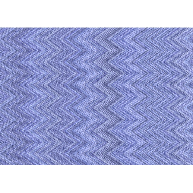 Ahgly Company Tapis d'Intérieur Lavables en Machine Rectangle Transitionnel Jour Ciel Bleu, 2' x 3'