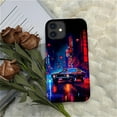 thumbnail image 6 of Punmada Compatible with iPhone 11 Glossy Case For Girl Boy Full Body Protective Hard Shell Esthetics Pattern Night City Cars, 6 of 7