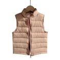 thumbnail image 2 of Kids Puffer Vest Boys Vest Lightweight Cute Jacket Sleeveless Winter Warm Outwear Jacket Vest for Boys 5-6 Years, 2 of 4