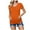 Orange, variant on AKAFMK Summer Maternity Clothes,Short Sleeve Maternity Tops,Nursing Maternity Shirts,Casual Spring And Summer Women Solid With Wrinkles Short Sleeve Round-Neck Womens Maternity Mother Shirts Tops