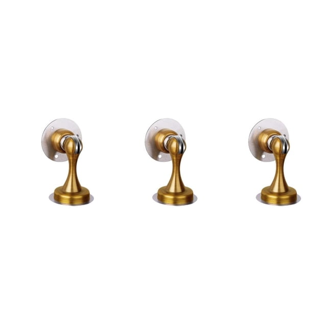 Speravity Tope de puerta de acero inoxidable sin clavos, soporte antioxidante silencioso, accesorios para muebles de succión sin perforación, Type1 NO1