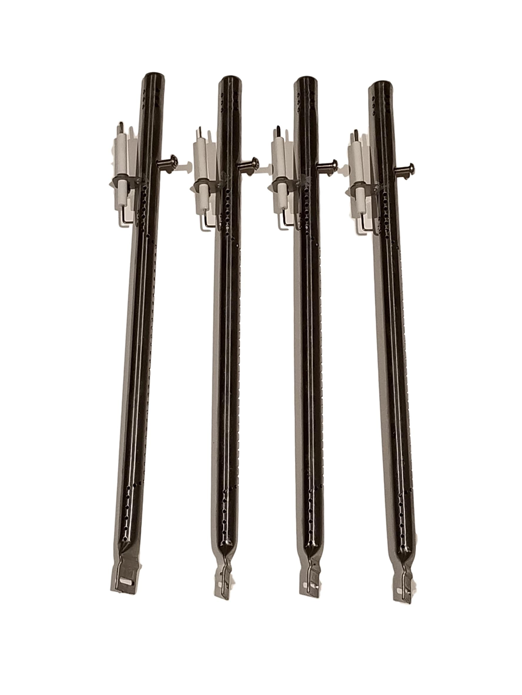 Set of 4 Replacement Burners with electrodes for BBQ Grill Models