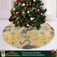 thumbnail image 6 of GZHJMY Halloween Christmas Tree Skirt Halloween Tree Skirt for Holiday Party Home Christmas Day Ornaments 36", 6 of 6