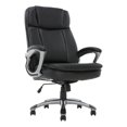 thumbnail image 1 of Pemberly Row Traditional Faux Leather Executive Office Chair in Black, 1 of 9