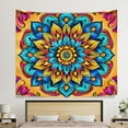thumbnail image 4 of Durable Aztec Symbols Tapestries for Living Room College Dorm House Office - Sophistication Geometric Shapes Boho Tribal College Tapestry Ethnic Design Pattern Home Tapestry - 51x59 Inch, 4 of 5