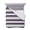 Purple, variant on Purple Grey Stripe Twin Size Down Alternative Comforter, Lightweight Comforter Quilt Bedding Set with Pillow Shams Minimalist Farmhouse Striped All Seasons Bed Comforter Duvet Insert 68"x86"