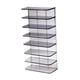 thumbnail image 2 of Vitrina contenedora con ruedas a escala 1/64, decorativa, de 7 niveles, para maquetas de coches. negro claro, 2 of 9