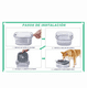 thumbnail image 5 of Bebederos Para Perros Y Gatos De Agua Lento 2l Gris, 5 of 5