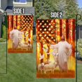 thumbnail image 3 of American Flag - Jesus Flag Jesus American Sunset DDH2893Fv4 - Garden Flag (11.5" x 17.5"), 3 of 3