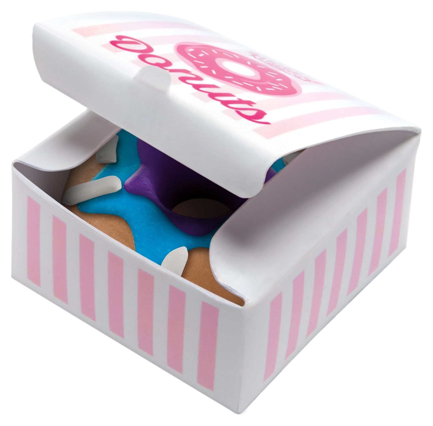 Cra-Z-Art Softee Dough Donut Maker Kit Pink, Blue & Yellow Dough - image 4 of 8