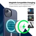 thumbnail image 5 of Entronix Magnetic Case Compatible with iPhone 17e, Frosted Matte Back Cover, Navy Blue, 5 of 5