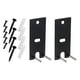thumbnail image 3 of 2 soportes de pared para altavoces con kits de hardware de repuesto universales de fácil instalación Negro, 3 of 9