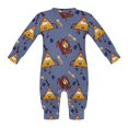 thumbnail image 5 of Gravity Falls Baby Romper Toddler Long Sleeve Bodysuit Soft Skin-Friendly Jumpsuit Outfit with Snap Crotch 6-9M, 5 of 8