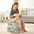 thumbnail image 4 of Sweet Jojo Designs Vintage Floral Pink Green and Yellow Unstuffed Ottoman Pouf Cover, 4 of 6