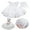 w93# White143, variant on Wuxian Toddler Girls Baby Stylish Dresses Ruffed Sleeveless Round Neck Floral Embroidery Lace Crochet Tulle Dress With Hat Sets High Waist Tiered Summer Birthday Wedding Outfits,White,0-3 Months