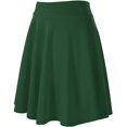 thumbnail image 3 of Women's Basic Flared Casual Mini Skate Skirt Versatile Stretchy, 3 of 8