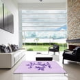 thumbnail image 6 of Ahgly Company Indoor Square Patterned Heliotrope Purple Area Rugs, 8' Square, 6 of 6