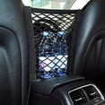 thumbnail image 4 of Car Seat Storage Mesh/Organizer Car Dog Barrier Back Seat Elastic Cargo String Net Pouch Holder for Bag Luggage Pets Kids Barrier Disturb Stopper（2-Lays）, 4 of 7