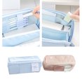 thumbnail image 4 of enqiretly Pencil Bag Large Capacity Pen Ruler Case INS Style Fashion Student Teacher Container Decoration Holder Home School Pink, 4 of 5