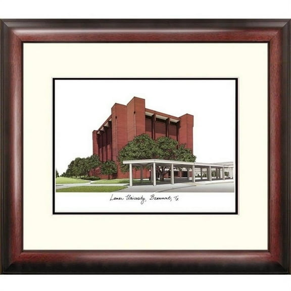 Lamar University Alumnus Framed Llithograph