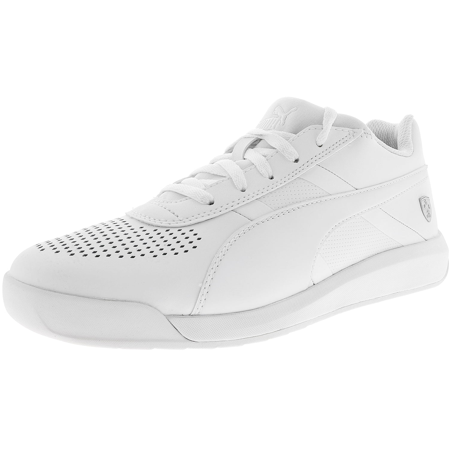 Puma Women's Podio Td Sf White-White Ankle-High Leather Tennis Shoe ...