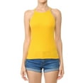 thumbnail image 5 of FashionMille Women Regular Fit Casual Basic Active High Neck Ribbed Tank Top, 5 of 5
