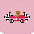 thumbnail image 4 of Inktastic Race Car Racing Bear Animal Boys or Girls Baby Bib, 4 of 4