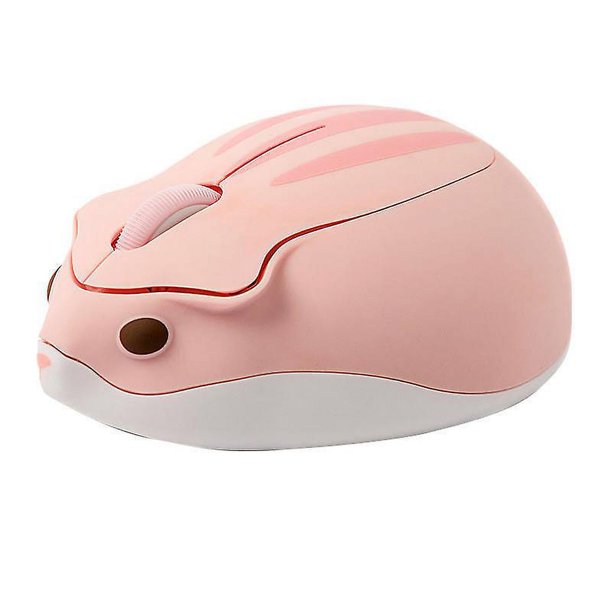 Ratón inalámbrico de 2,4 GHz, ratón inalámbrico de hámster animal lindo, mini ratones ópticos portátiles, ratón de ordenador de dibujos animados, 3 botones para ordenador portátil, PC de esc