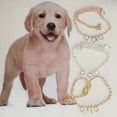 thumbnail image 6 of Reheyre Eye-Catching Faux Rhinestone Pet Necklace - Fashionable Cat Jewelry Necklace - 3 Colors - Perfect for Holiday Party, 6 of 8
