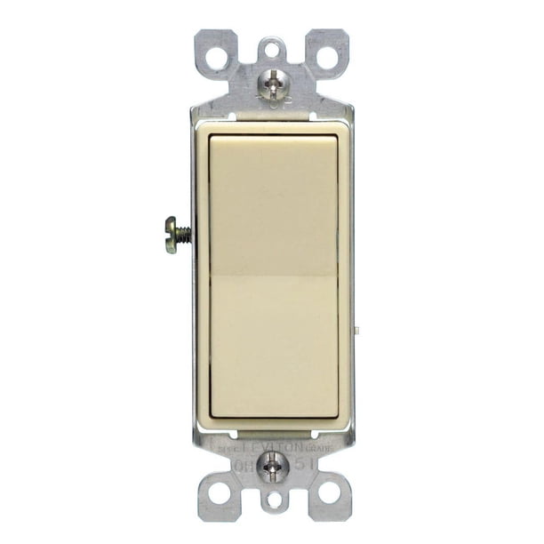 Leviton Interruptor Silencioso Cuatro Vías Decora con Balancín de 15 Amperios 120/277V