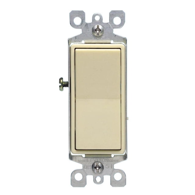 Leviton Interruptor Silencioso Cuatro Vías Decora con Balancín de 15 Amperios 120/277V