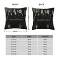 thumbnail image 2 of Vampire Diaries Square Pillow Case Pillow Holder Soft Decorative Pillow Sham Cushion Cases Pillowcase 18"X18", 2 of 7