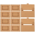 thumbnail image 2 of 10 cajas de almacenamiento de sobres, cajas de papel kraft para postales, cajas de postales con ventana abierta, 2 of 6