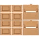 thumbnail image 4 of 10 cajas de almacenamiento de sobres, cajas de postales de papel kraft con ventana abierta, 4 of 7
