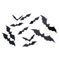 thumbnail image 2 of 56pcs 3D Scary Murciélagos Wall Decal Stickers Fiesta de Halloween DIY Wallpaper Negro Wdftyju Libre de BPA, 2 of 9