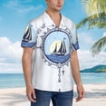 thumbnail image 3 of Fuzoiu Not All Who Wander Are Lost2 Print Hawaiian Shirt for Men, Summer Beach Casual Short Sleeve Button Down Shirts, Men’s Beach Summer Shirts with Pocket,3X-Large, 3 of 7