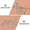 thumbnail image 4 of Elegante peinado de pelo nupcial exquisito de cristal floral decoración de pelo accesorio para el cabello, 4 of 6