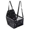 thumbnail image 2 of Funda para Asiento de Coche para Perros, Funda Frontal para Mascotas para Coches, Camiones Y SUV, Funda Impermeable Y Antideslizante para Asiento de P Impresión de negro Yinane Asiento elevador para el automóvil, 2 of 7