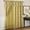 Gold, variant on Olivia Gray Kenyon Damask Textured Jacquard 54 x 84 in. Single Rod Pocket Curtain Panel w/ Attached 18 in. Valance in Taupe