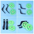 thumbnail image 3 of 2 Pcs Light Flashing Mute Children Bike Auxiliary Wheel Accessories with 12 Inch Bracket (Green), 3 of 9
