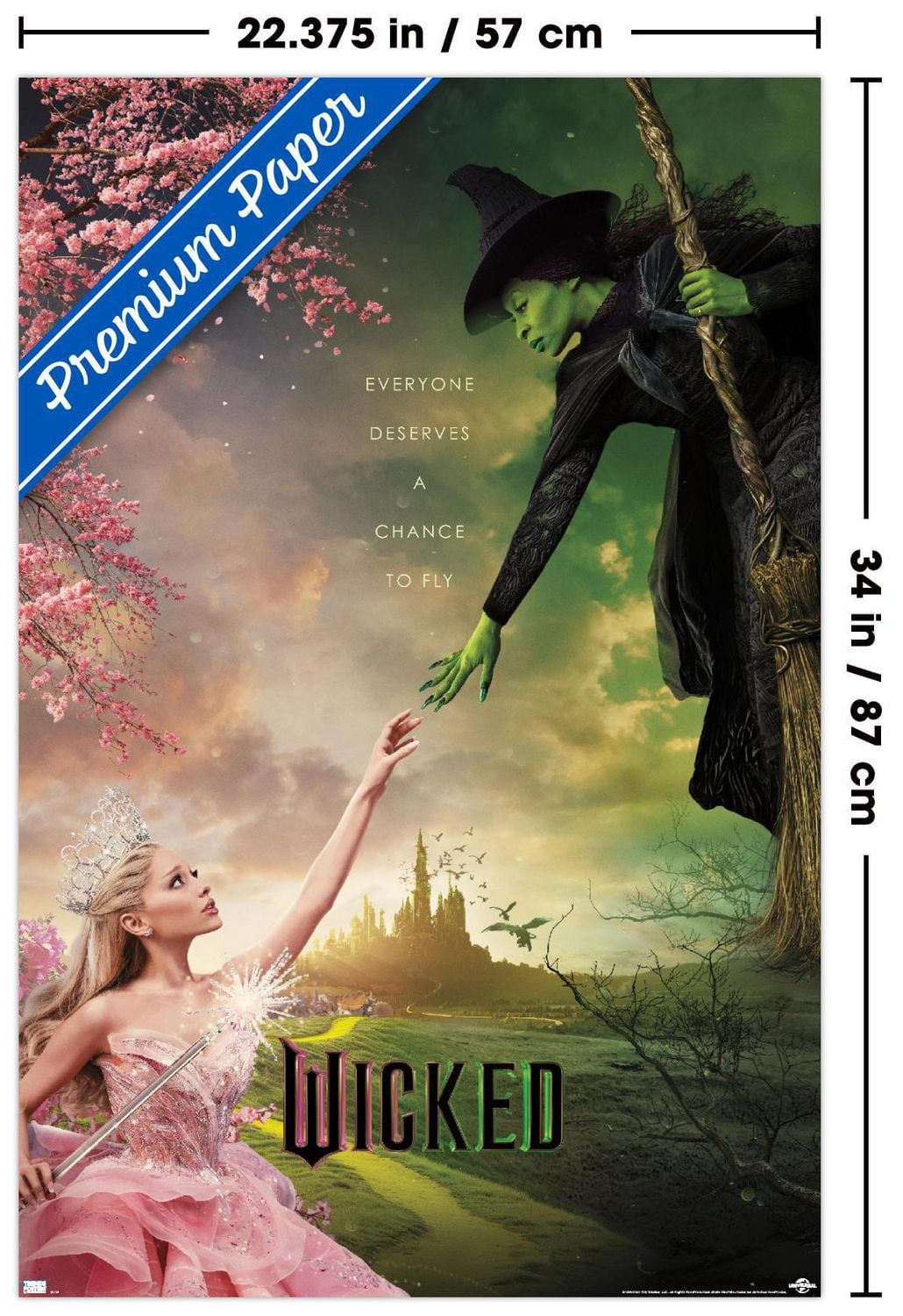 Wicked - One Sheet Wall Poster, 22.375" x 34"