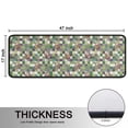 thumbnail image 5 of Kitchen Rugs Sets Of 2,Colorful Checkered Cow Pattern Anti Fatigue Kitchen Mat Rugs Non Slip Washable,Decorative Kitchen Floor Mats for Kitchen,Sink,Laundry,17"x47"+17"x47", 5 of 5