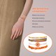 thumbnail image 5 of Guardurnaity 4 unids/set Kit de buena elasticidad resistente al desgaste resistente al agua cuerda trenzada piedra Natural cadenas atractivas conjunto Ropa, zapatos y accesorios Miscelánea Naranja Guardurnaity AP010270-03, 5 of 6
