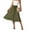 Army Green, variant on Summer Skirts for Women Casual Solid Color Elastic High Waist Skirt Fashion Knee-Length Skirts with Drawstring Pocket Skirt Dress