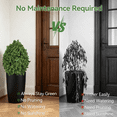 thumbnail image 6 of QIANYUN 27" Artificial Boxwood Ball Bush,UV Resistant Fake Plants, Faux Evergreen Topiary Shrub with Ground Spike for Front Yard, Garden, Porch Decor, 2 Pack, 6 of 8