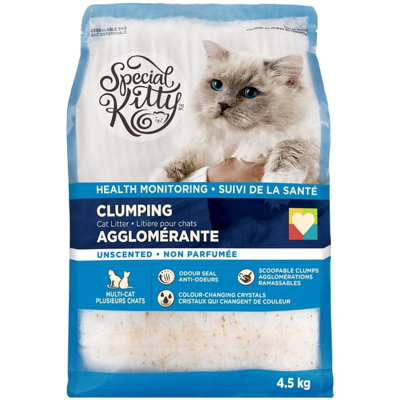 Special Kitty Health Monitoring Clumping Unscented Cat Litter