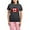 With Pink Camo Pant, variant on - Id Rather Be In Canada Pajamas - Women's Short Sleeve Print T-Shirt and Pants Charcoal Gray Cotton Pajama Set