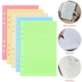 thumbnail image 6 of Raindrops 50Pcs A5 Filler Paper Planner Refill Paper Loose Leaf Binder Paper Planner Note Book Filler Paper, 6 of 7
